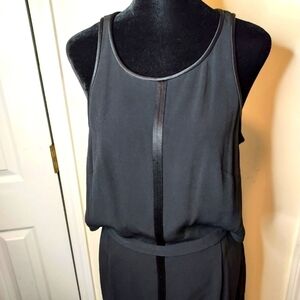 CLUB MONACO BLACK Cross Open Back Dress Sz-6